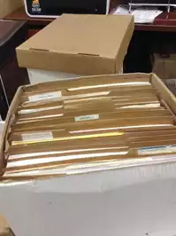 Image of Box Of Brown Legal-Size Generic Files