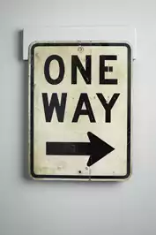 Image of One Way Sign