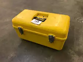 Image of Yellow Plastic Toolbox