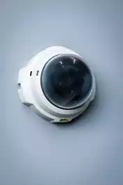 Image of White Axis Dome Security Camera