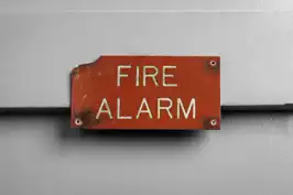 Image of Red Fire Alarm Sign