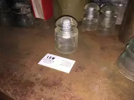 Image of Small Clear Glass Insulator