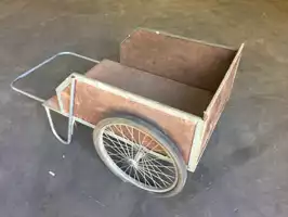 Image of Wood Push Cart