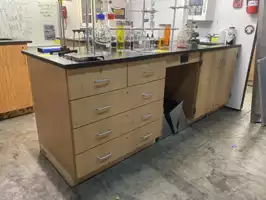 Image of 8' Lab Station W/ Right Sink