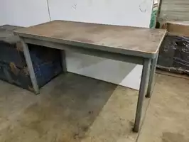 Image of Vintage Metal Work Desk