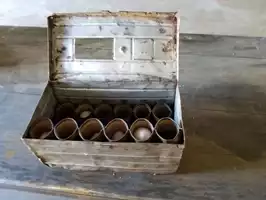 Image of Antique Egg Storage Box