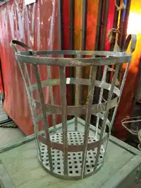 Image of Antique Firewood Basket