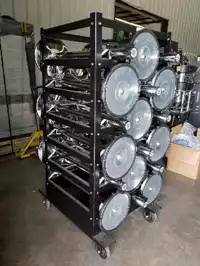 Image of Rolling Stanchion Rack