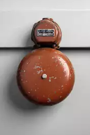 Image of Red Fire Alarm And Striker
