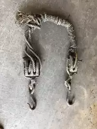 Image of Aged Rope And Pulley Hoist