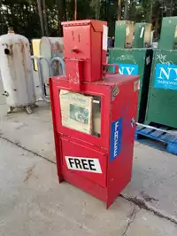 Image of Street Newspaper Box Red