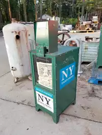 Image of Street Newspaper Box Green