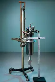 Image of Vintage Cryo Column On Rolling Stand