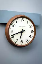 Image of Vintage Brown Wall Clock