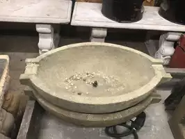 Image of Cement Water Feature Bowl