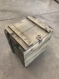 Image of Wood Shipping Crate (17" X 18")
