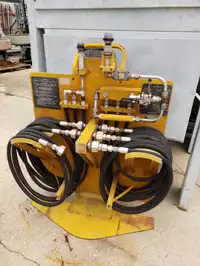Image of Yellow Aircraft Hydraulic Manifold