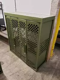 Image of Green Vented Gun Locker