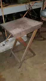 Image of Popup Wooden Folding Table