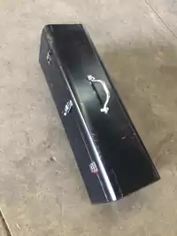 Image of Painted Black Metal Tool Box