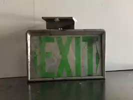 Image of Vintage Exit Sign