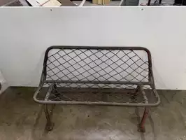 Image of Antique Childrens Wire Bench