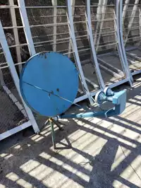 Image of Blue Satellite Dish