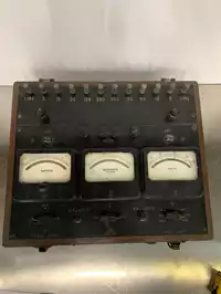 Image of Antique Voltmeter Box