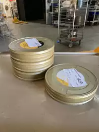 Image of Gold 7in Tape Reel Canister