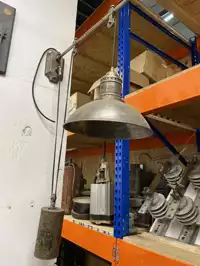 Image of Old China Hat Light On Pulley