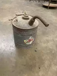 Image of Antique Gas Can With Spout