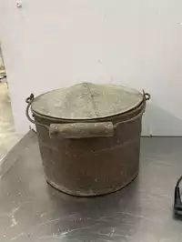 Image of Antique Stew Pot With Lid