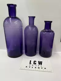 Image of Set Of 3 Purple Amethyst