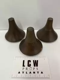 Image of Wooden Conic Candle Stick Holder