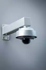 Image of Silver Dome Security Camera And Mount