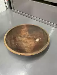 Image of Antique Wooden Bowl (3)