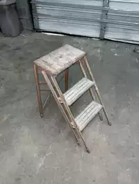 Image of Rustic Antique Step Ladder
