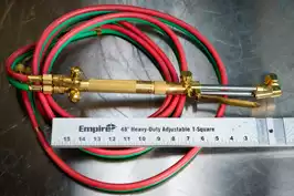 Image of Brass Torch W/Red Green Hose
