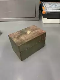 Image of Antique Recipe Box Organizer