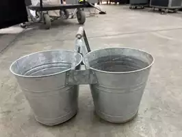 Image of Silver Connected Water Pails