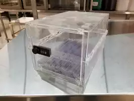 Image of Lockabox Acrylic Supply Box