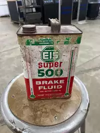 Image of Brake Fluid Tin Can