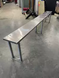 Image of 8' Stainless Steel Bench