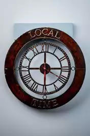 Image of Decorative Local Time Clock