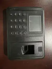 Image of Black Keypad & Fingerprint Scanner