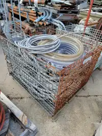Image of Crate Of Misc. Conduit / Braided Hose