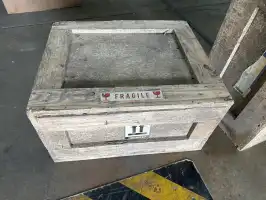 Image of Post Office Aged Shipping Crates