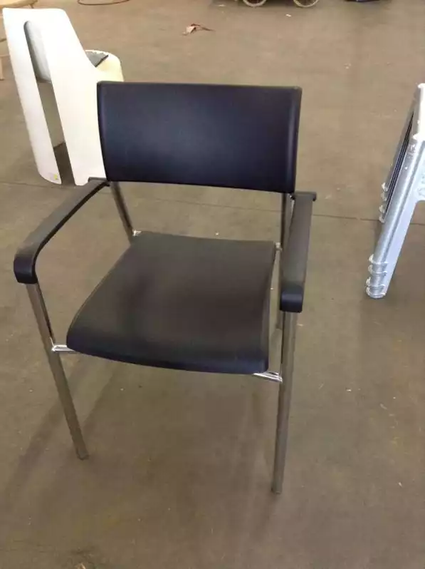 Image of Black Waiting Room Chair
