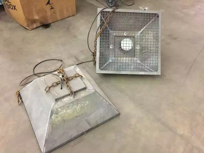 Image of Industrial Hanging Cage Light Fixture