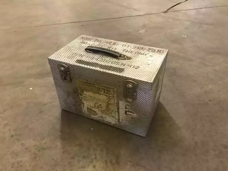 Image of Textured Metal Military Toolbox